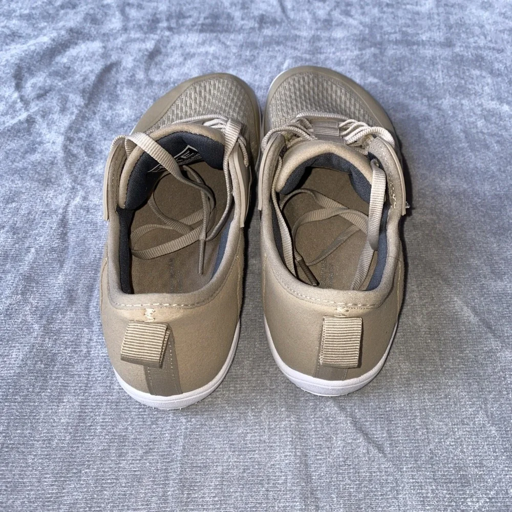 HF Hiker Footwear Beige Knit Sneakers Women's 6 Men's 4 EU 36 Lightweight Walkin - Picture 5 of 6